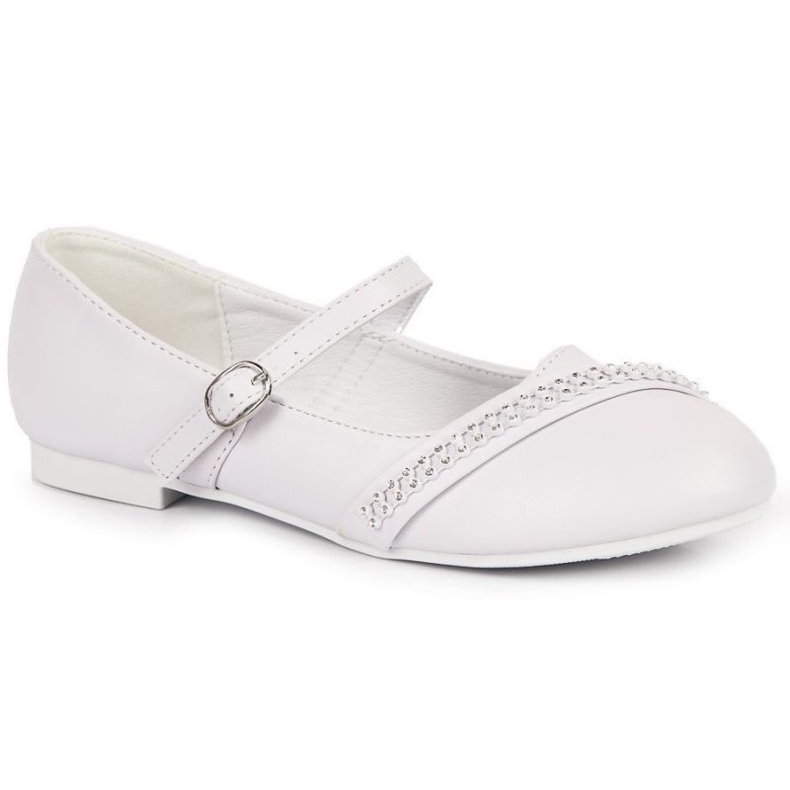 Communion ballerines blanches Jr American Club