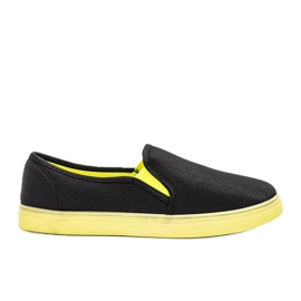 Baskets noires Kulma vert