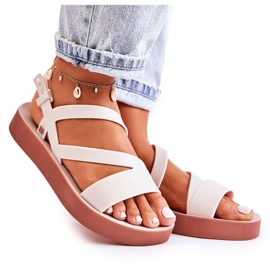 Sandales en caoutchouc pour femmes ZAXY JJ285053 Blanc blanche