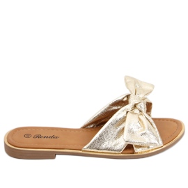 Chaussons femme Lirio Gold doré