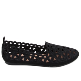 Kida Ballerines ajourées noires