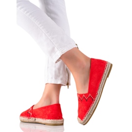 Lucky Shoes Espadrilles Avec Motif rouge