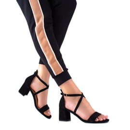 Seastar Sandales noires à talons