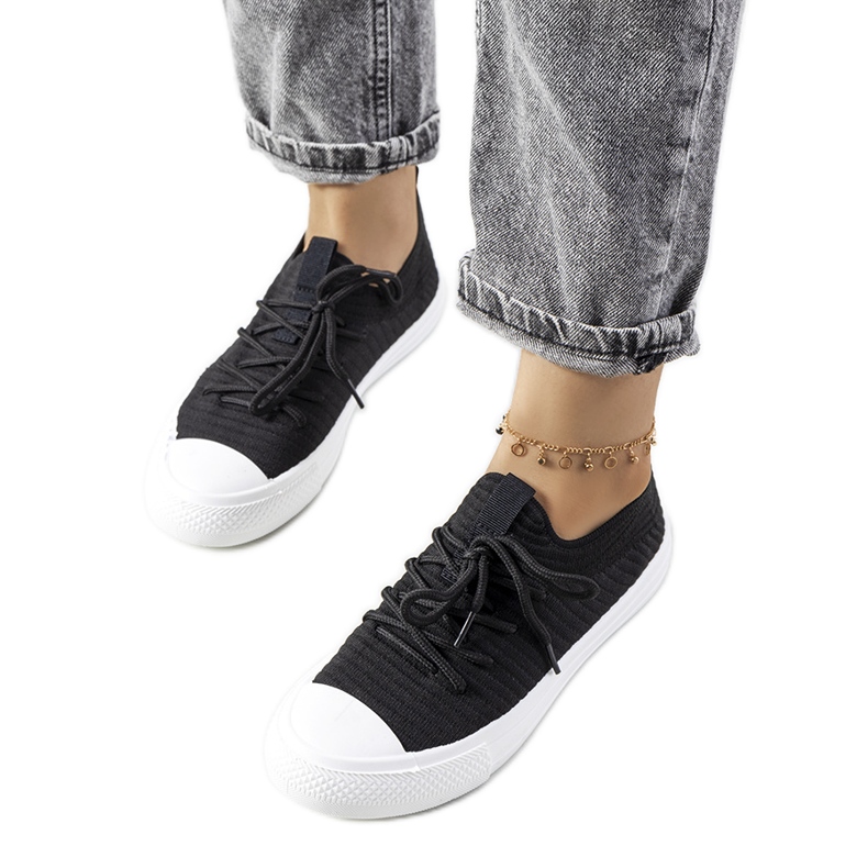 Baskets femme Medina noires le noir