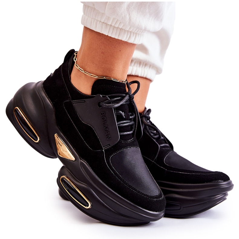 PS1 Baskets pour femmes Chaussures de sport Noir New Horizon le noir