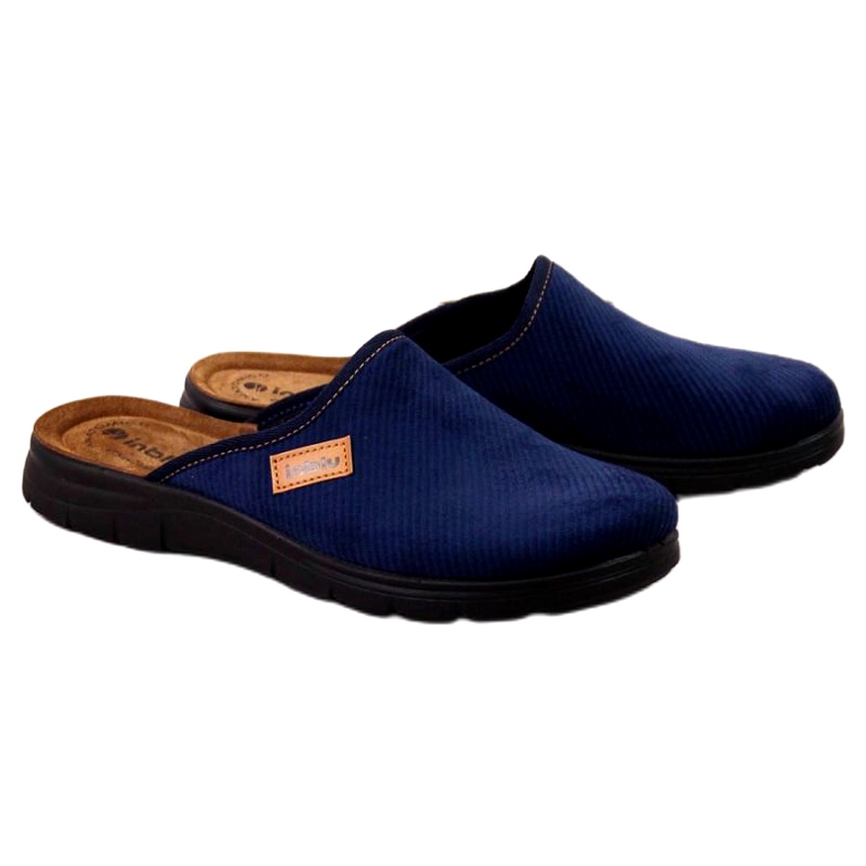 Chaussons d'intérieur Inblu M ARC6A bleu marine Chaussons d'intérieur Inblu M ARC6A bleu marine