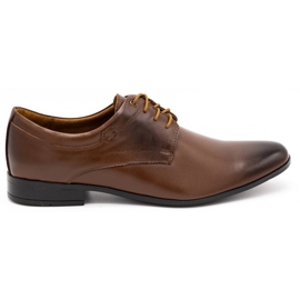 Olivier Chaussures habillées en cuir pour hommes 263LU marron brun Olivier Chaussures habillées en cuir pour hommes 263LU marron brun