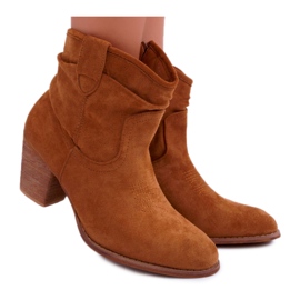 Bottes à talons pour femmes Cowboy Camel Maverick brun