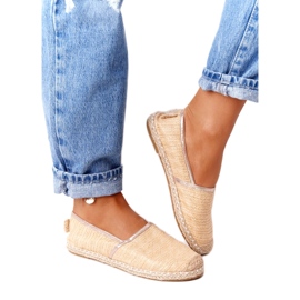 Espadrilles Sur Semelle De Paille Lu Boo Beige