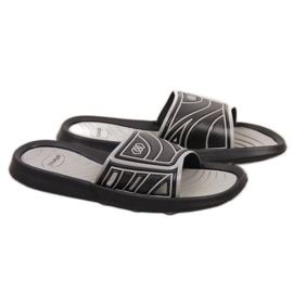 Atletico M ATC207A chaussons de piscine noir le noir gris