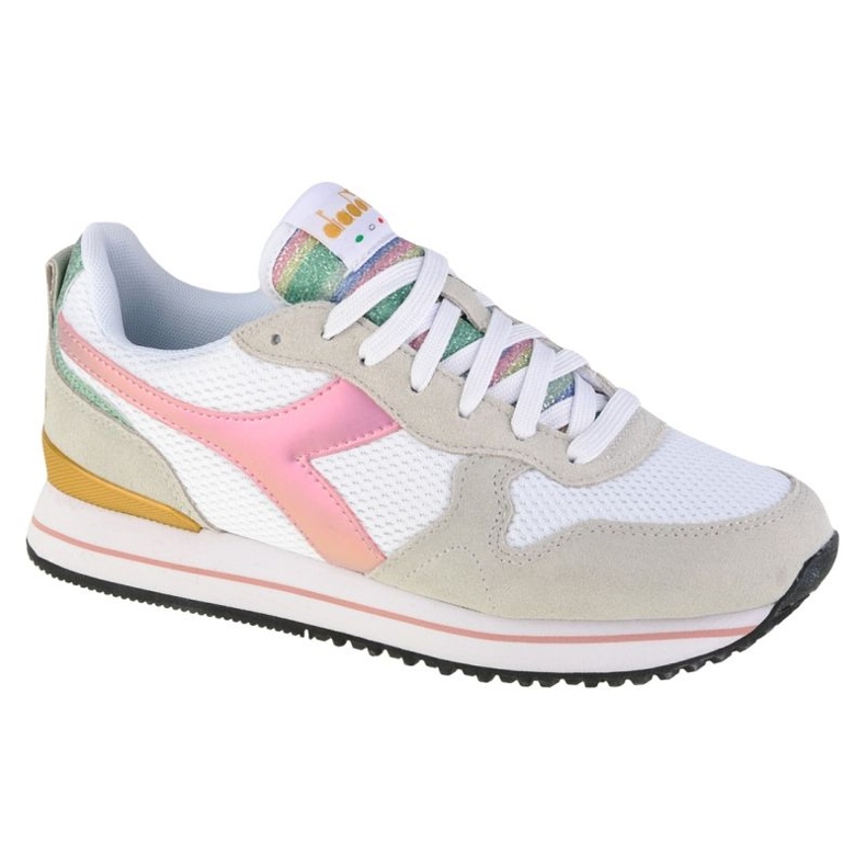 Chaussures Diadora Olympia Platform Wn W 101-178330-01-C3113 blanc gris multicolore