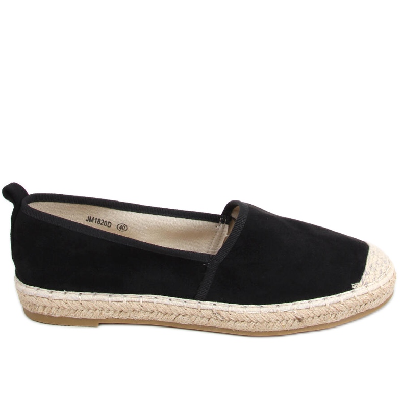 Espadrilles femme nègre le noir