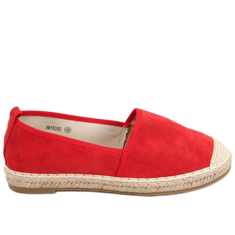 Espadrilles femme Rojo rouge