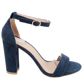 Sandales à talons hauts d'Ariel Navy bleu marin