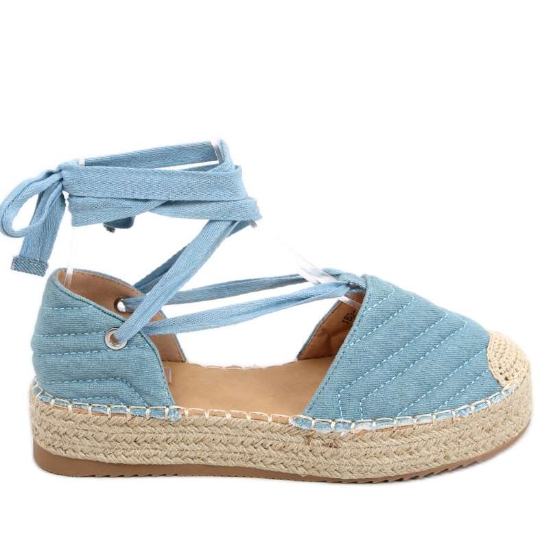 Espadrilles longueur cheville Freesia Blue bleu Espadrilles longueur cheville Freesia Blue bleu