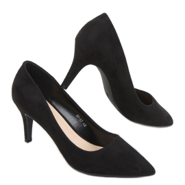 Escarpins sur un confortable talon Holly Black noir