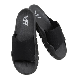 Pantoufles pour femmes Wind Black le noir