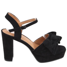 Sandales sur la plateforme Adella Black noir
