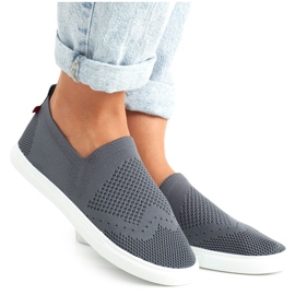 Baskets Femme Slip-on Big Star FF274A607 Gris