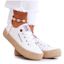 Big Star Chaussures Sport Espadrilles Cross Jeans JJ2R4005C Blanc