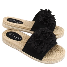 Chaussons Fiesta Floral Primrose Noir