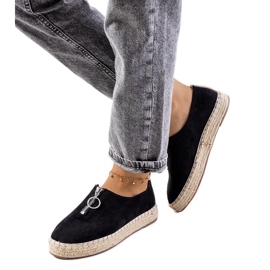 Les espadrilles noires de Verneli