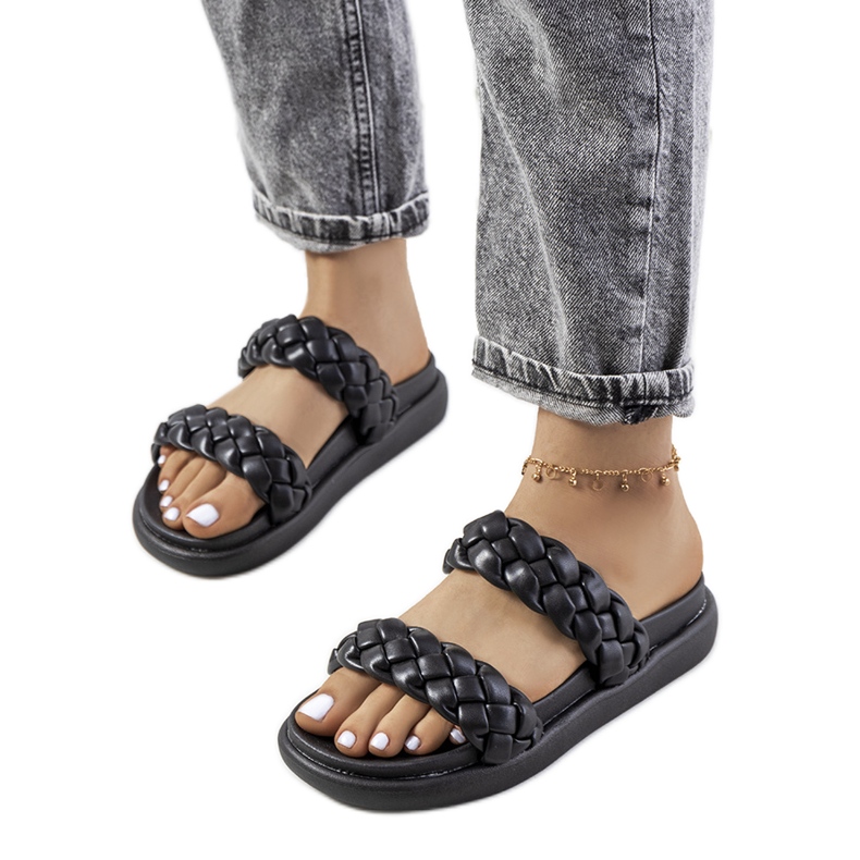 Chaussons Angas noirs le noir