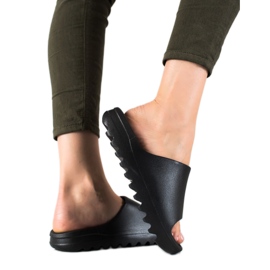 Seastar Chaussons noirs confortables le noir