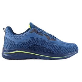 DK Chaussures de sport pour hommes bleu DK Chaussures de sport pour hommes bleu