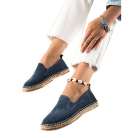 T.Sokolski Espadrilles en cuir classiques bleu marine