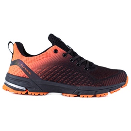 DK Chaussures de sport noir orange