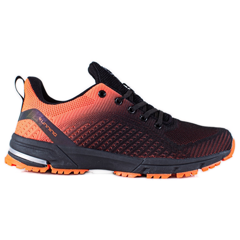 DK Chaussures de sport le noir orange