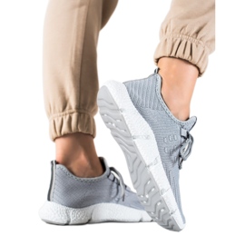 SHELOVET Baskets de sport grises