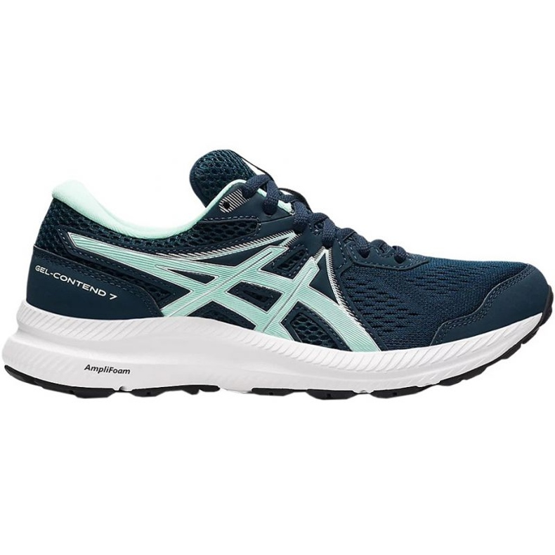Asics Gel Contend 7 W 1012A911 407 chaussures de course bleu marin vert