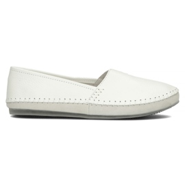 Chaussures en cuir Filippo DP031 / 22 WH blanc gris