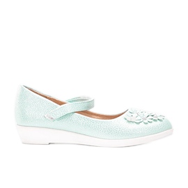 BM Ballerines brillantes vertes pour enfant Alaja BM Ballerines brillantes vertes pour enfant Alaja