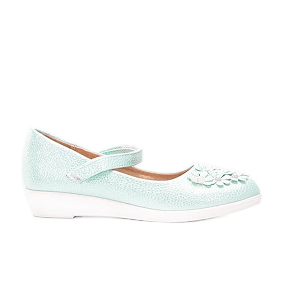 BM Ballerines brillantes vertes pour enfant Alaja BM Ballerines brillantes vertes pour enfant Alaja