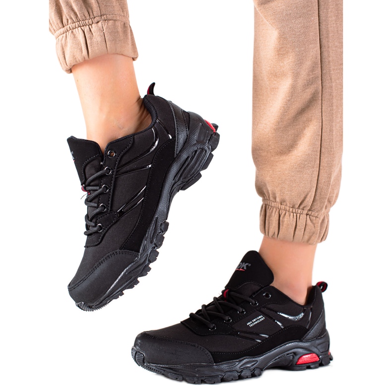 DK Chaussures de randonnée confortables le noir DK Chaussures de randonnée confortables le noir