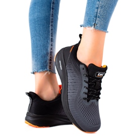 Chaussures de sport classiques DK noir gris