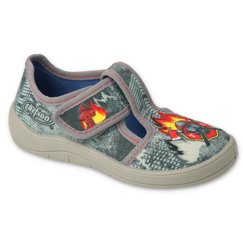 Befado chaussures pour enfants 911X012 rouge gris