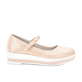 Ballerines Kuiper beiges pour enfant