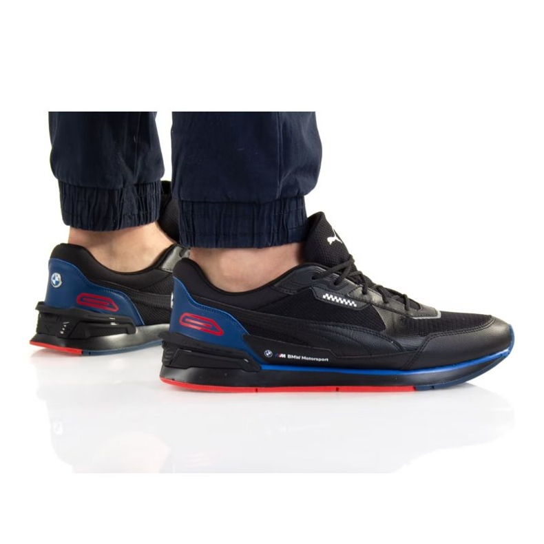 Puma Bmw Mms Low Racer M 307106 01 le noir bleu