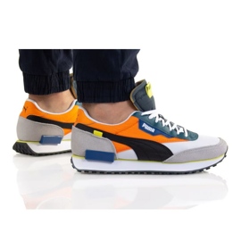 Chaussures Puma Future Rider Play On M 371149 77 noir orange gris multicolore