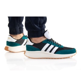 Adidas Run 70S M GY3887 chaussures blanche le noir vert