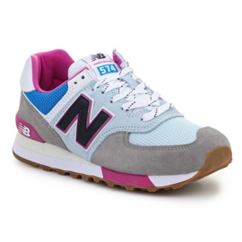 New Balance W WL574PO2 bleu multicolore