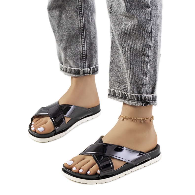 Chaussons Nicolay femme noir le noir