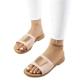 Chaussons femme Synan rose