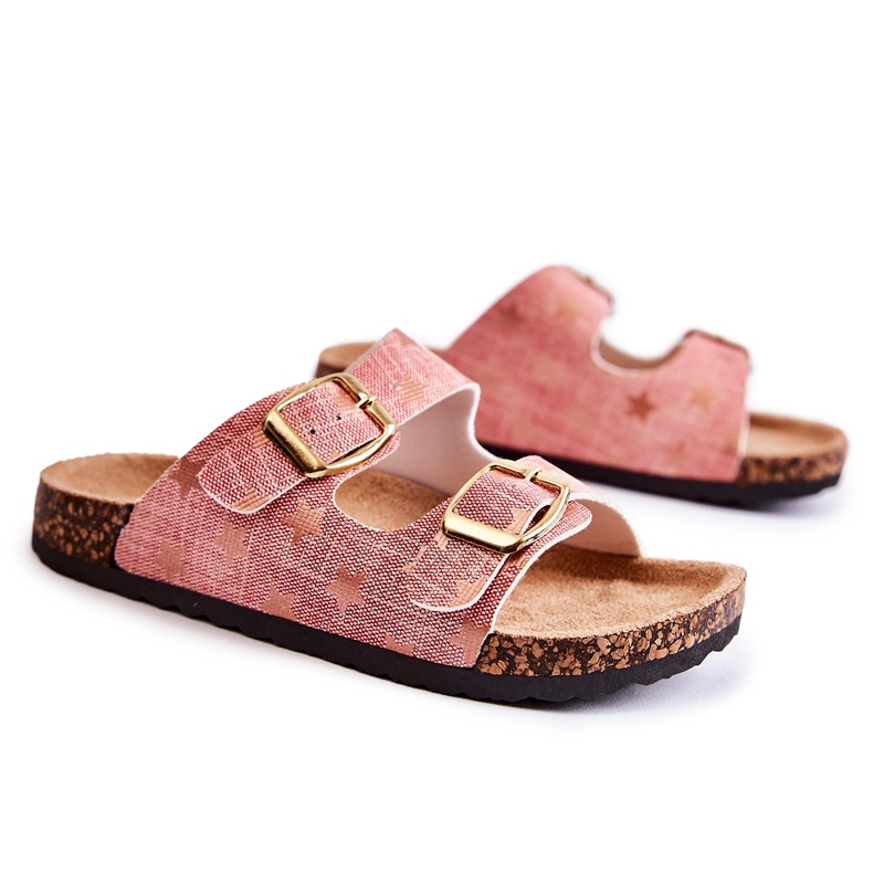 Vinceza Chaussons Enfants Confortables Rouges Ander