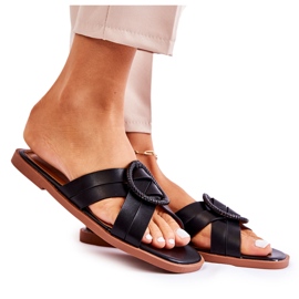 Chaussons Sansa noirs à la mode pour femmes