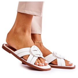 Chaussons Sansa blancs à la mode pour femmes